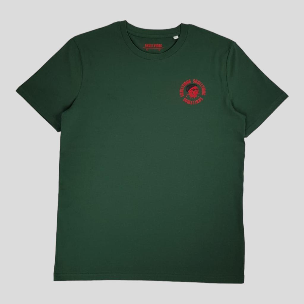 Green/ red/black logo