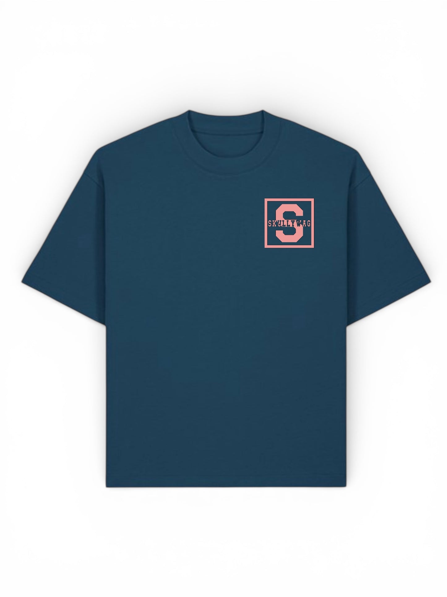 Stargazer tee/ pink felt logo