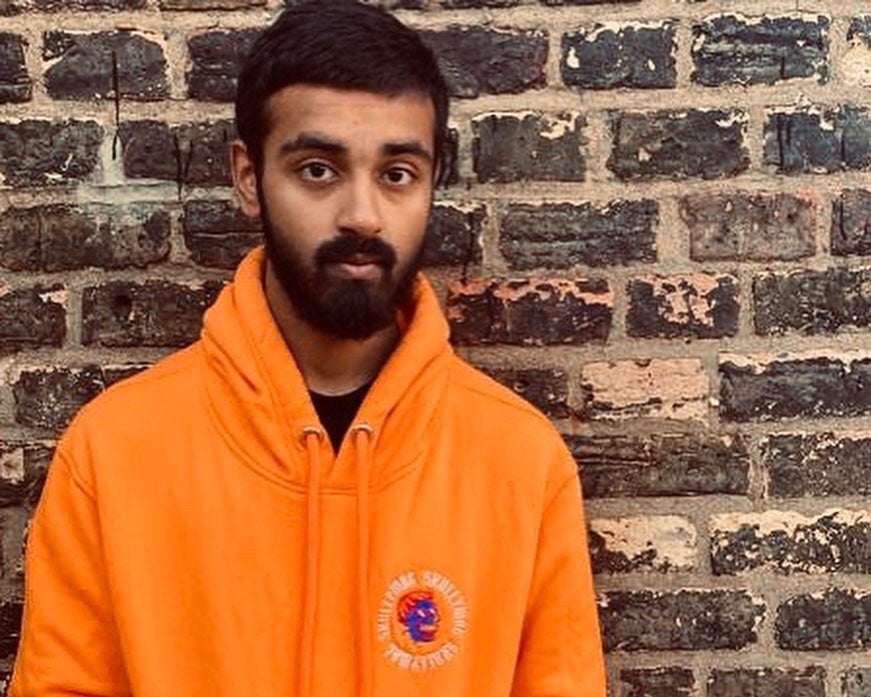 SKU orange hoodie