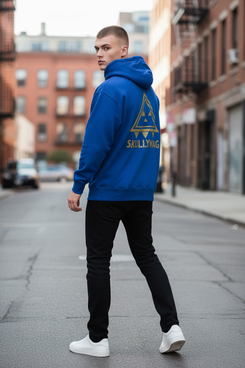 Marjelle blue hoodie
