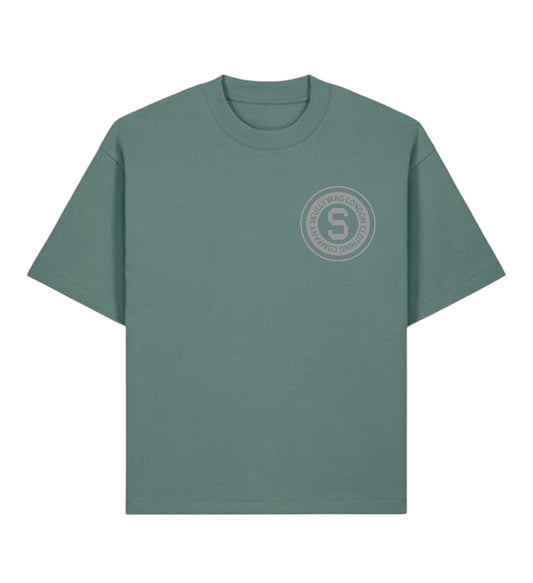 Greenbay tee/ grey felt logo