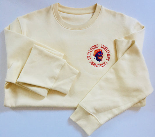 Butter sweater full embroidery logo